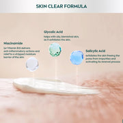 NIVEA Derma Skin Clear Chemical Face Exfoliator with Salicylic Acid, Glycolic Acid & Niacinamide for Acne, Pimples, Blackheads, Acne Marks, Blemish Control, Pore Refining, Clear Skin, Oily Skin, 40 ml