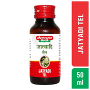 Baidyanath Asli Ayurved Jatyadi Tel 50ml (Pack OF 2) | Ayurvedic Herbal Oil for Skin Care & General Wellness
