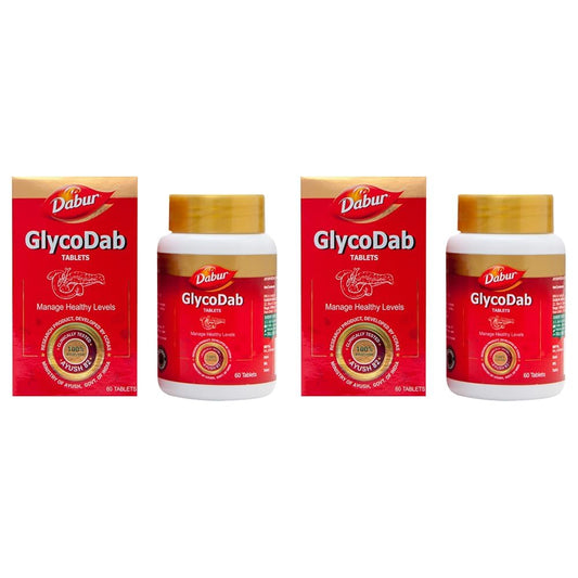 Dabur GlycoDab - 60 Tablets (Pack of 2)