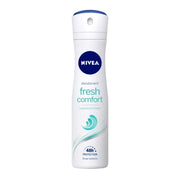 Nivea Female Deodorant Spray, Fresh Comfort, 150Ml And Deodorant Spray, Fresh Natural, 150Ml, Pack Of 1