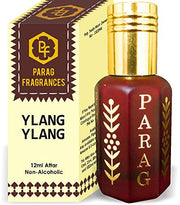 Parag Fragrances Ylang Ylang Attar 1 Tola / 12ml (Crystal Series) Natural Distiled Attar/Alcohol Free Attar/Long Lasting Attar