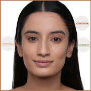 INSIGHT No Smudge Concealer |High Coverage | Lightweight Formula | Crease-Free Finish | Long-Lasting |Blemishes & Redness |Flawless Look |Purple Corrector-5g