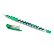 Linc 0.6 mm Glycer Smooth Ball Pen, Wallet Pack (Green Ink, Pack of 10)