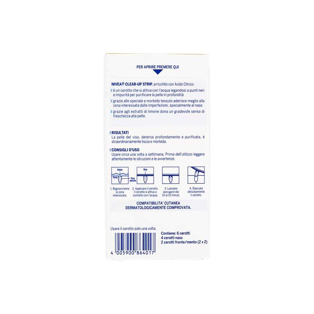 Nivea Visage Hautverfeinerndes Clear Up Strips 6 strips by Nivea