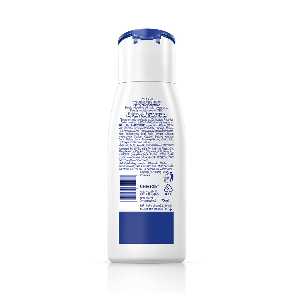 NIVEA Aloe Hydration Body Lotion, 75ml