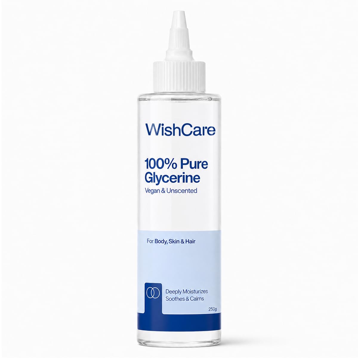WishCare Unscented Glycerine Gel For Skin Care | 100% Pure & Vegan | 250gm