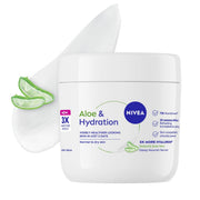 NIVEA Aloe & Hydration Body Cream with Aloe Vera and Deep Moisture Serum, 48H Moisturisation, Non-Greasy Formula for Normal to Dry Skin, 400 ml