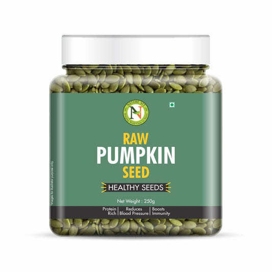 NatureVit Raw Seeds Combo Pack – 1Kg | Pumpkin, Sunflower, Flax & Chia Seeds (250g Each) | High Protein, Fiber-Rich Superfoods for Immunity & Weight Management