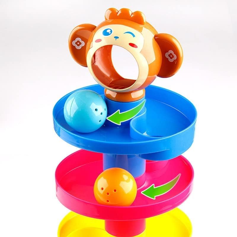 Toy Imagine Ball Drop & Roll Ramp Game | Swirling Tower Toy with Balls for Kids Age 2-5 Years | Motor Skill Development Ball Activity Toy for Babies & Toddlers | Colorful Ball Drop Toy (Pack of 1)
