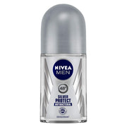 Nivea Body Lotion, Extra Whitening Cell Repair SPF 15, For All Skin Types, 400ml & Men Deodorant Roll On, Silver Protect, 50ml