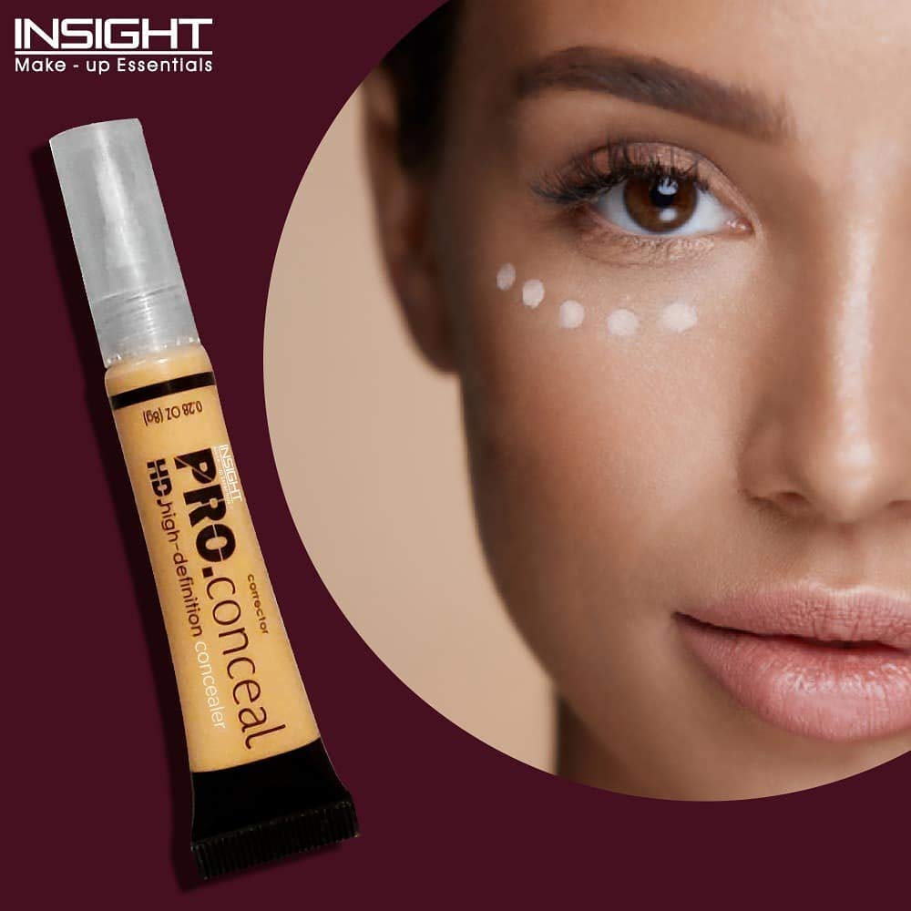 INSIGHT HD Conceal Concealer for Everyday Use | Matte Finish | Medium to Full Coverage - Golden Sand (8g)