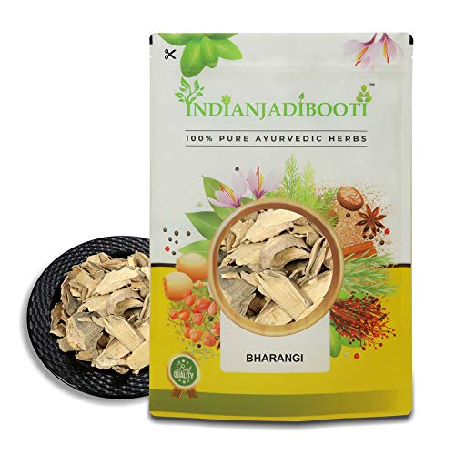 IndianJadiBooti Pure Bharangi Roots (Clerodendrum Serratum) | Traditional Ayurvedic Botanical for Respiratory Wellness, Clear Breathing & Apothecary Compounding, 900 Grams Pack | (Pack Of 2)