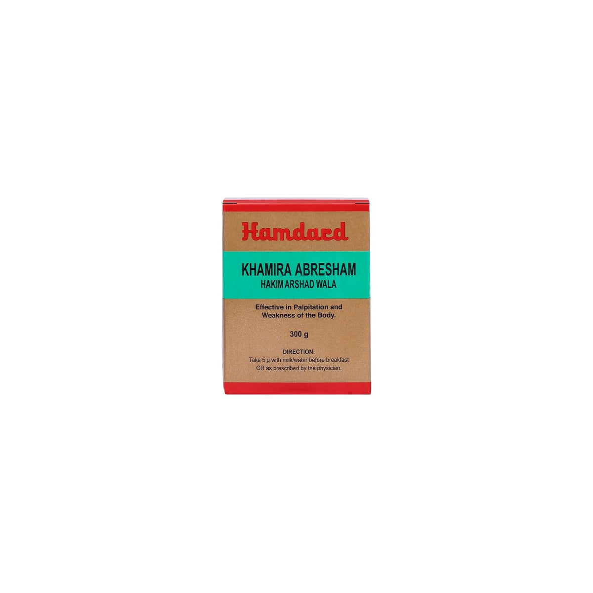 Hamdard Khamira Abresham Hakim Arshad Wala | 300 gm | Helps Manage General Weakness | All-natural | Promotes Overall Well-Being | Unani Formulation | Pack of 1