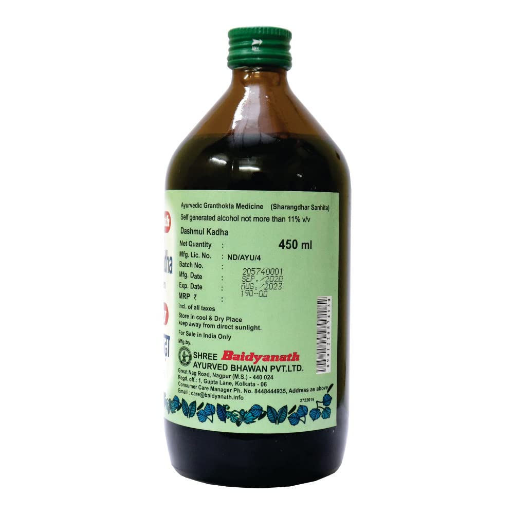 Baidyanath Asli Ayurved Dashmul Kada - 450 ml | Post Delivery Ayurvedic Tonic for Women
