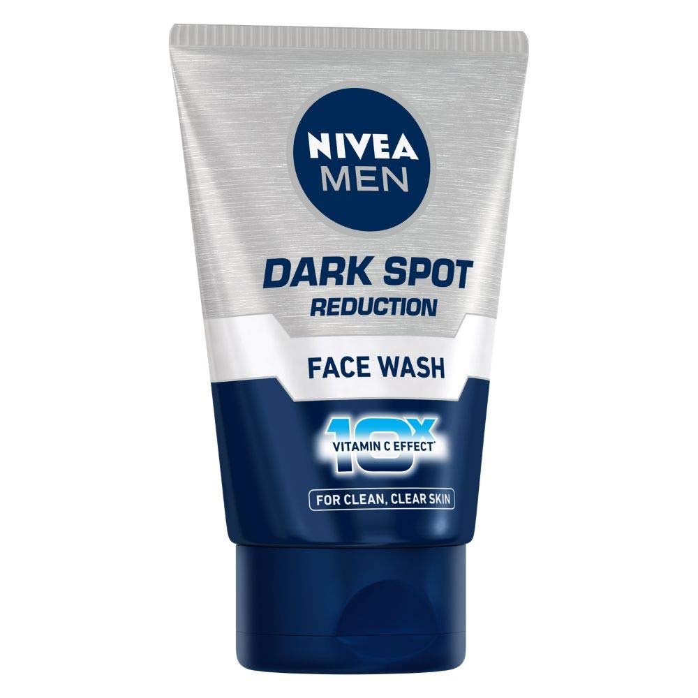 NIVEA MEN Dark Spot Reduction Face Wash 100 g (Pack of 3)| With Ginko and Ginseng Extracts for Clean, Healthy & Clear Skin | 10 X Vitamin C Effect for Radiant Skin |For Dark Spot Reduction