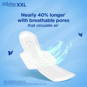 Stayfree Advanced XXL Ultra Soft Sanitary Pads for Women | 42 Soft Cotton Pads for All day Ultra Comfort | Locks Heavy flow | Prevent Rashes | Odour Control
