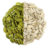 NatureVit Pumpkin and Sunflower Seeds Combo 500 Gram (2 Jar x 250g) | Protein & Fibre Rich Super Seeds | Immunity Booster | Healthy Snack & Diet Food