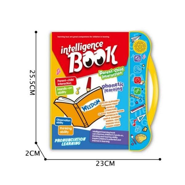 Toy Imagine Interactive Musical Learning Book for Kids | ABCD Alphabet, Rhymes, Educational Sound Toy | Best Gift for Boys, Girls, Toddlers | Parent-Child Activity | Ages 1-5 | Smart & Fun