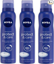 NIVEA Protect & Care Spray for Women, 450 ml, Pack of 3