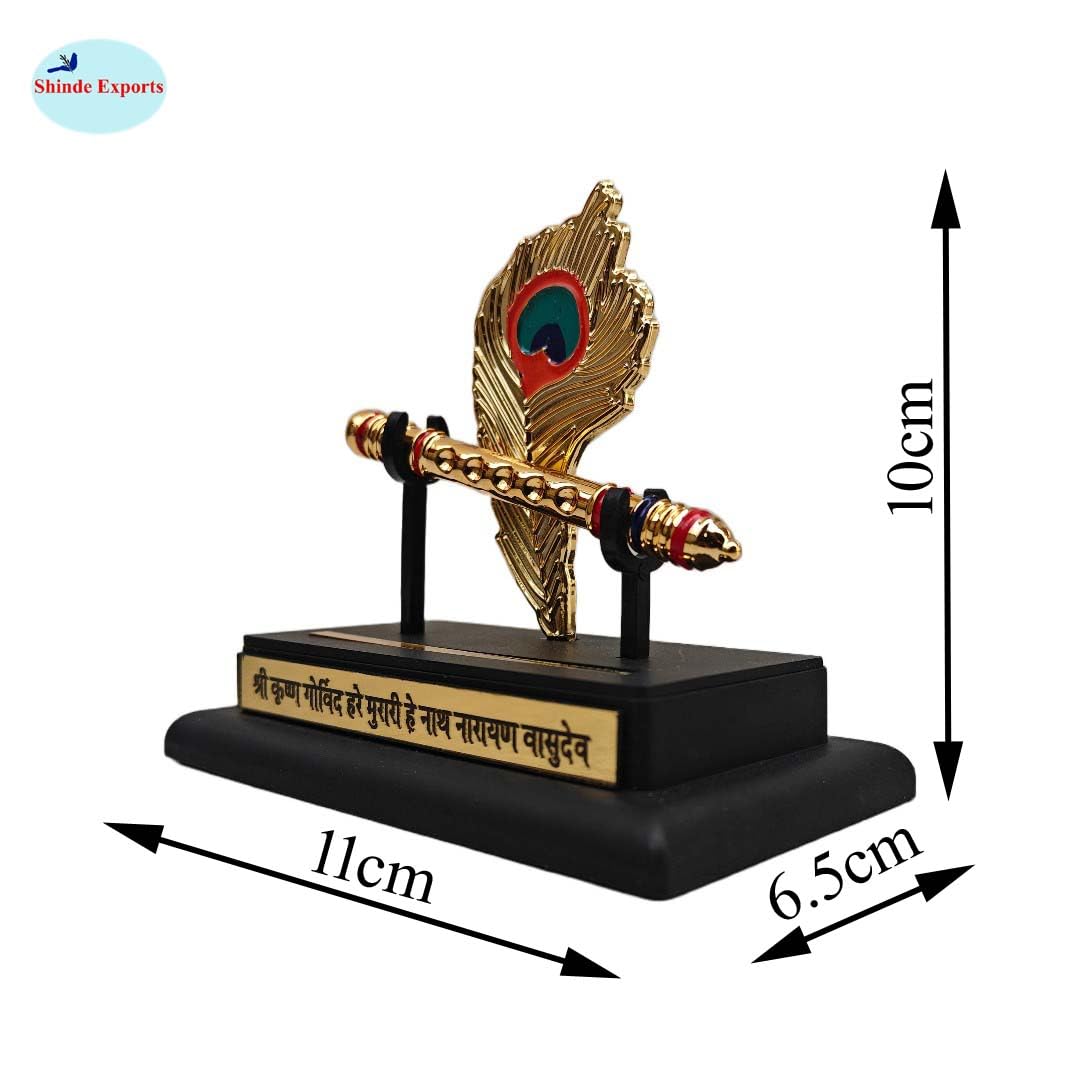 SHINDE EXPORTS Religious Plastic car Dashboard Idols Accessories Stand venkateshwara Shiva tirupati Balaji, Ganesha for Decoration Items Symbol (Flute Stand)