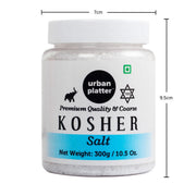 Urban Platter Kosher Salt, 300g / 10.8oz [All Natural & Coarse], White