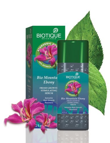 Biotique Fresh Growth Stimulating Serum - Bio Mountain Ebony, 120ml Bottle