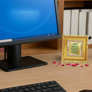 DIVINITI Dua-e-Safar | Islamic Tabletop Frame in 24K Gold Plated Foil