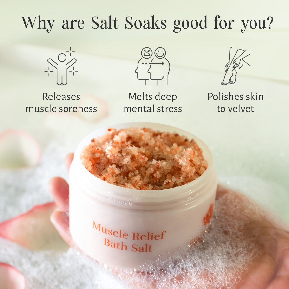 Sri Sri Tattva Muscle Relief Bath Salt, 200 g