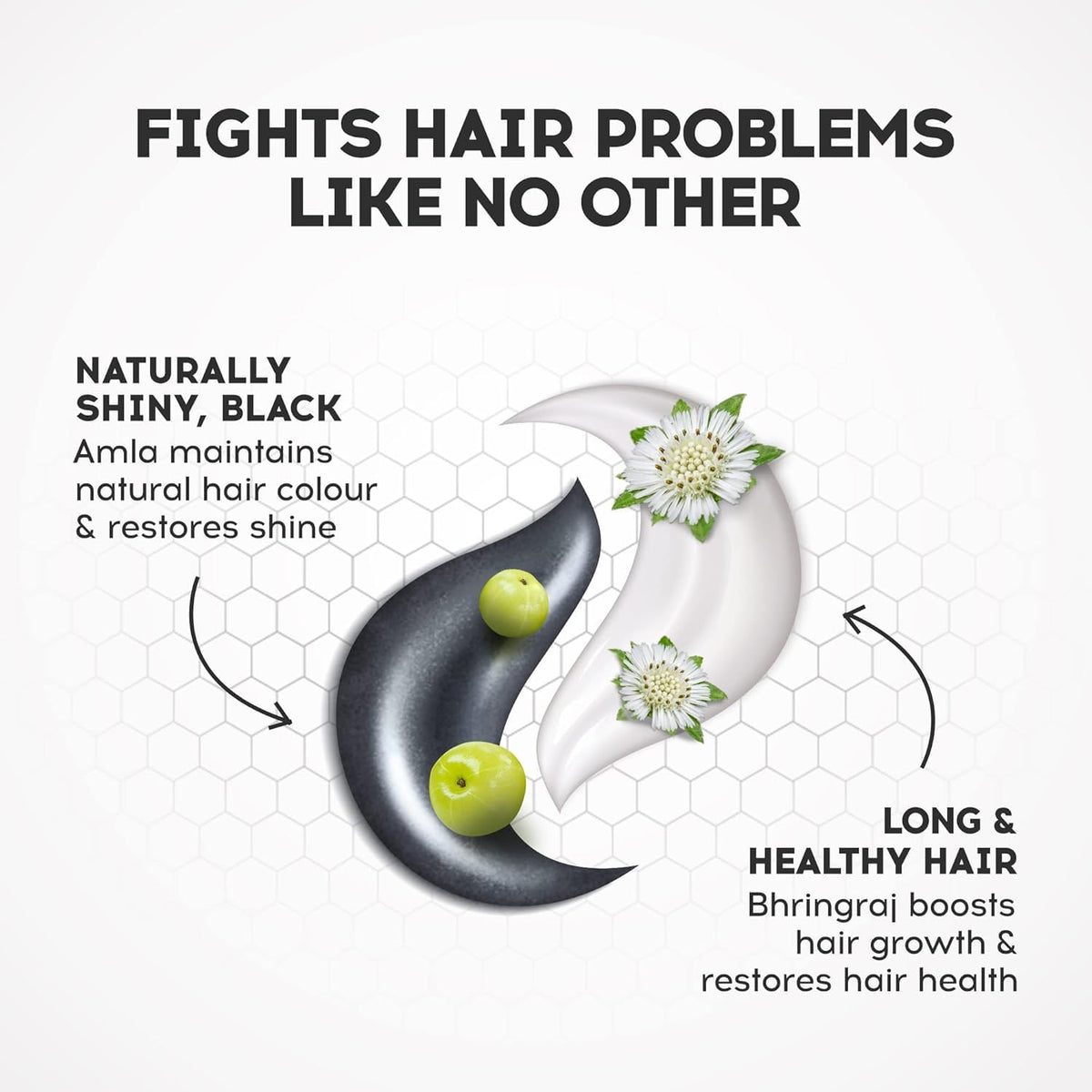 Dabur Vatika Long & Black Shampoo - 1 L | With Amla & Bhringraj | For Shiny, Long & Black Hair | No Added Parabens | Provides Gentle Cleansing, Conditioning & Nourishment to Hair