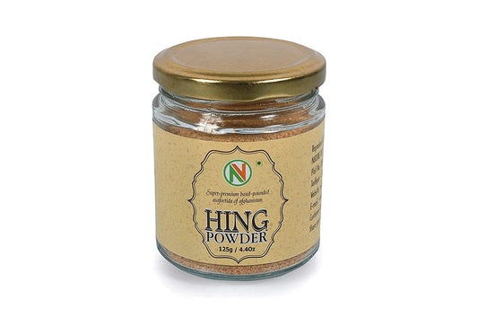 NatureVit Pure Afghan Hing Powder 125 Gram | Premium Asafoetida | Strong Aroma & Authentic Taste | Tempering Spice for Indian Cooking