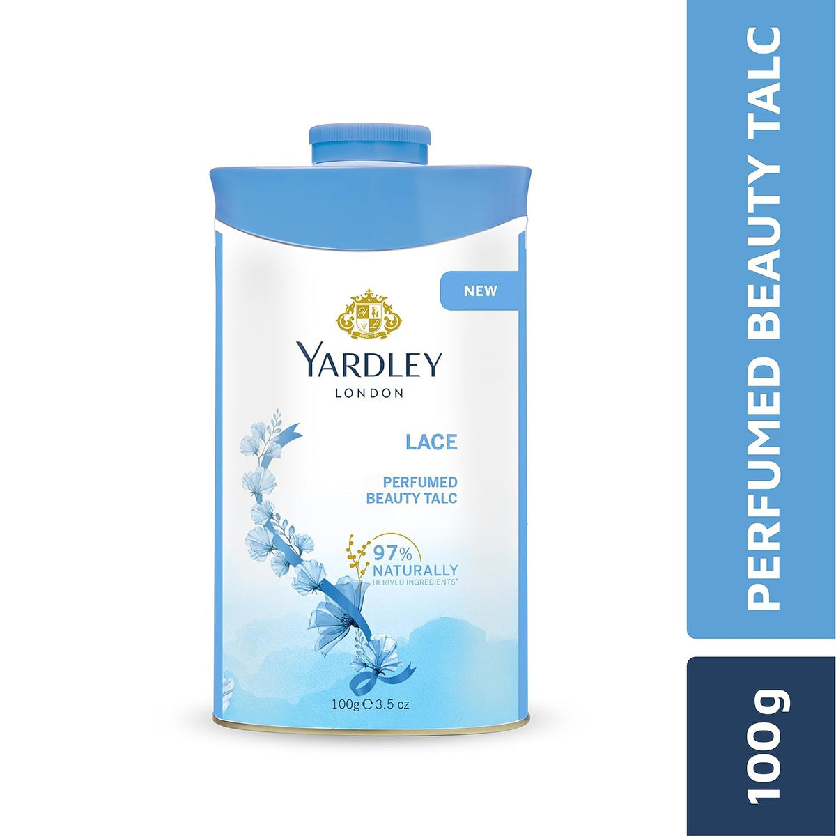 Yardley London Lace Talcum Powder for Women, 100g