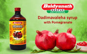 Baidyanath Asli Ayurved Dadimavaleha Syrup with Pomegranate – Ayurvedic Digestive Tonic for Indigestion, Loss of Appetite, Gas & Anemia – Herbal Iron-Rich Supplement – 450ml