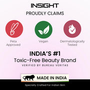INSIGHT 4 Stroke Eyebrow Pen - Brown (1g) | Lightweight & Quick Drying Formula | Long Wearing, Smudge Proof & Waterproof | Compact & Convenient for Natural Brow Definition