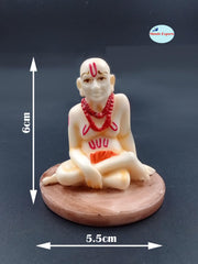 SHINDE EXPORTS Shree Swami Samarth murti Idol Statue for car Dashboard (6cm)