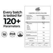 Zandu Ashwagandha Gold Plus I Reduces Stress & Cortisol, Improves Sleep and Muscle Recovery I Over 5% Withanolide Content | Scientifically Tested | 60 Caps