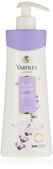 YARDLEY London ENGLISH LAVENDER MOISTURISE AND REVITALISE Mpisturising Body Lotion 400 ml