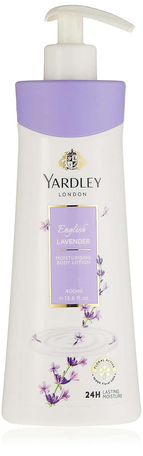 YARDLEY London ENGLISH LAVENDER MOISTURISE AND REVITALISE Mpisturising Body Lotion 400 ml