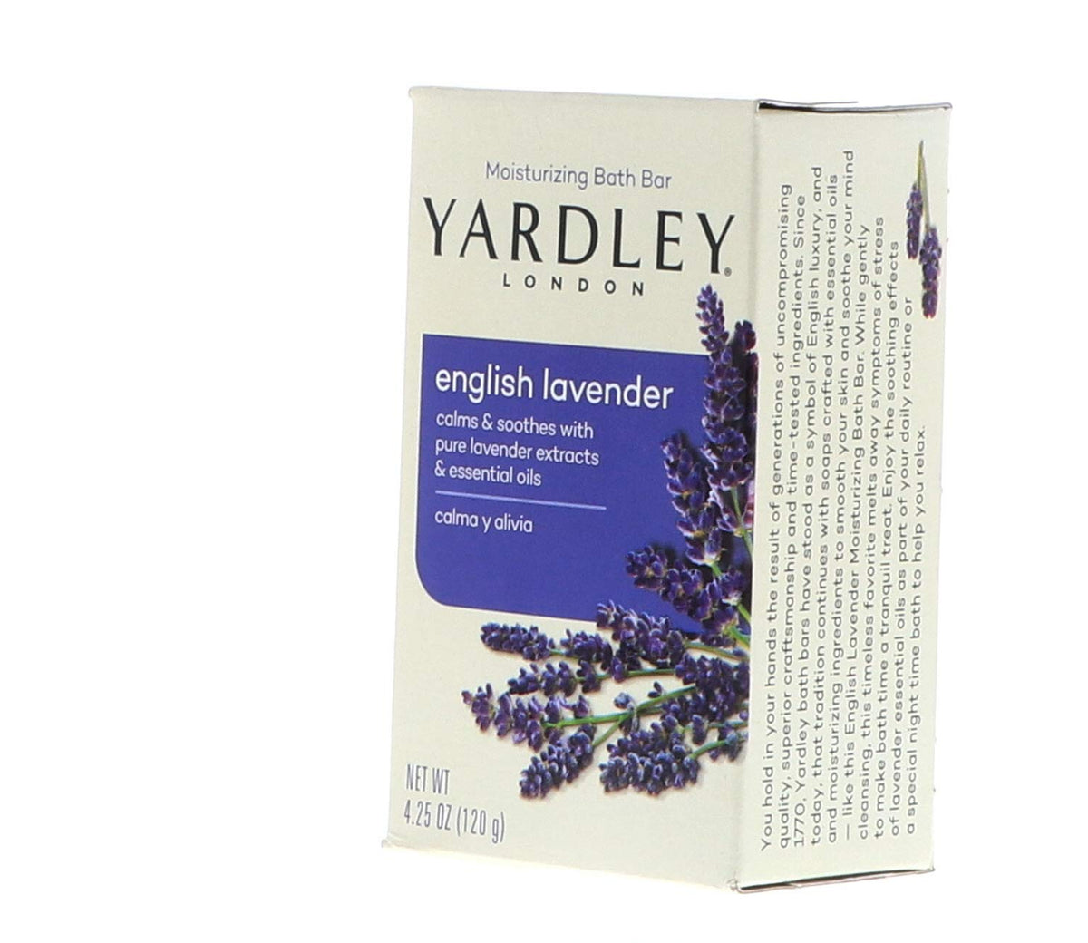 Yardley Bar Soap - English Lavender with Essential Oils, 4.25 oz Bar (Pack of 3)