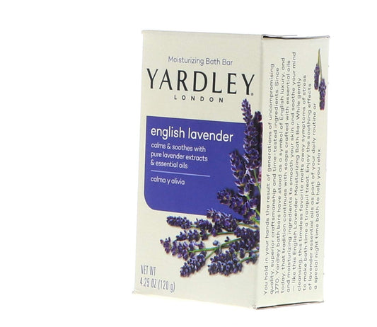 Yardley Bar Soap - English Lavender with Essential Oils, 4.25 oz Bar (Pack of 3)