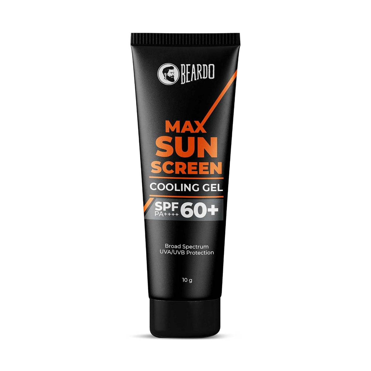Beardo Max Cooling Gel Sunscreen SPF 60+ PA++++|UVA/UVB Protection | No White Cast |Ultra Lightweight Texture | Non-Greasy |Sunscreen for Men-10g