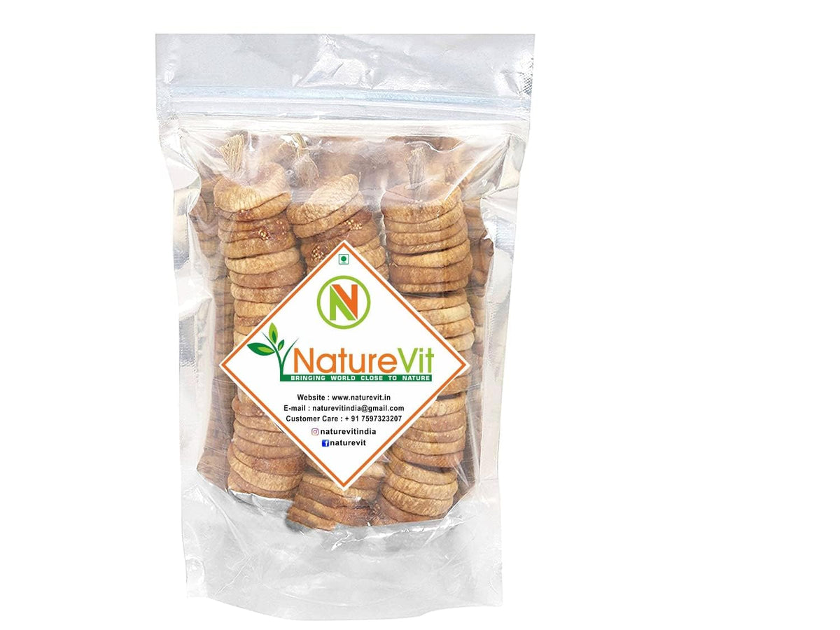 NatureVit Premium Afghani Anjeer 500g | Figs Dry Fruits | Anjeer Dry Fruit | Natural, Rich in Iron, Fibre & Vitamins Healthy Snacks | Afghanistan Dried Figs