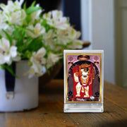 DIVINITI 24K Gold Plated Religious Car Dashboard Frame | Premium God Idol Frame for Car, Home Mandir & Office Table | Spiritual Gift, Decorative Showpiece | Mehndipur Balaji