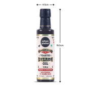 Urban Platter Korean-Style Toasted Sesame Oil, 250ml (Cold-Pressed | Rich Flavour | Known as Chamgireum | Perfect Finishing Oil for All Asian Dishes)
