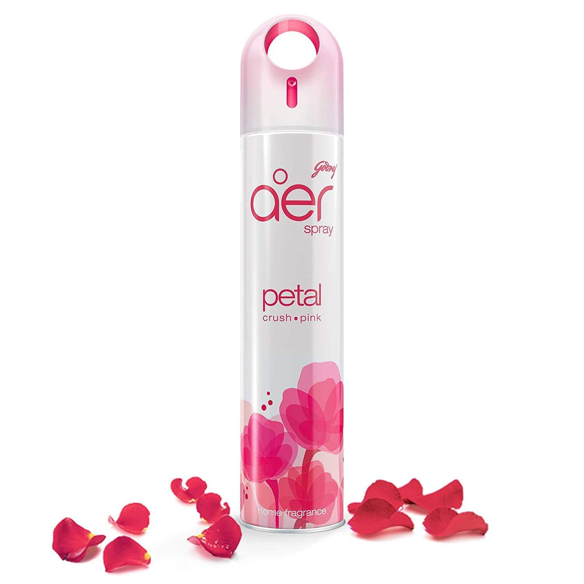 Godrej aer Spray, Home & Office Air Freshener - Petal Crush Pink (240 Ml), Pack of 1