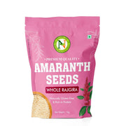 NatureVit Whole Amaranth, 1 kg | Rajgira for Fasting | Rajgira Seeds | Gluten Free Atta | High in Fibre and Protein