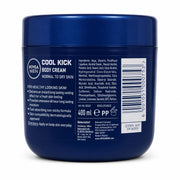 NIVEA MEN Cool Kick Body Cream for Normal to Dry Skin, 48H Moisture, Cooling Effect, Fast-Absorbing Non-Sticky Formula, 400 ml