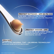 POND'S Anti-Blue Light UV Miracle | Tinted SPF 50 PA ++++ & DPF - Digital Protection Factor| Ultimate Skin Protection, 50g