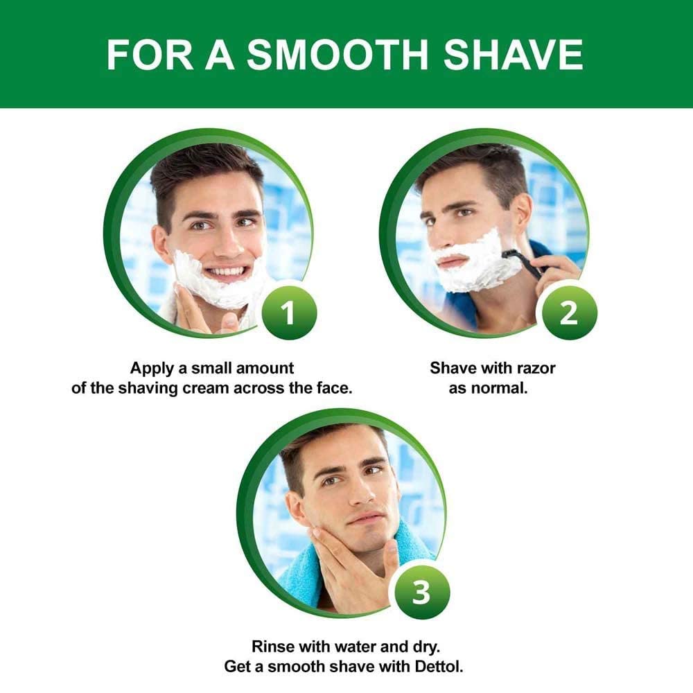 Dettol Fresh Shaving Cream-78G (Pack Of 3),180 Grams
