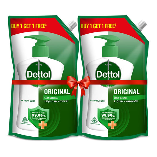 Dettol Liquid Handwash Refill - Original Hand Wash- 675ml , Germ Defence Formula | 10x Better Germ Protection