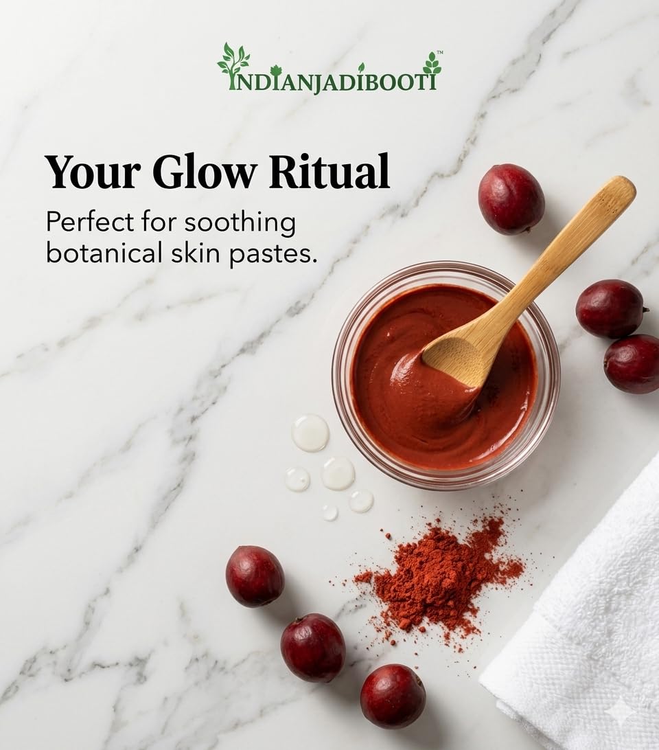 IndianJadiBooti Kamila Powder (100g) | Pure Mallotus Philippensis | Kamela/Kampillaka | Ayurvedic Herb for Gut Cleanse & Skin Wellness | Natural Red Dye | Edible Grade